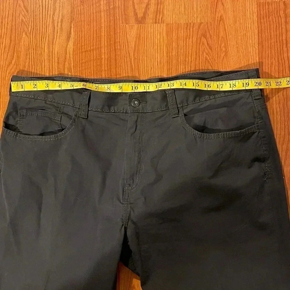 AXIS LA Mens 40x32 Chino Straight Fit Pants Brown Gray Pockets Cotton Stretch - Picture 9 of 11